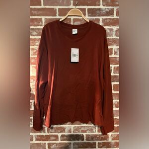 Nike Yoga Women's Sweater - Rust Red NWT